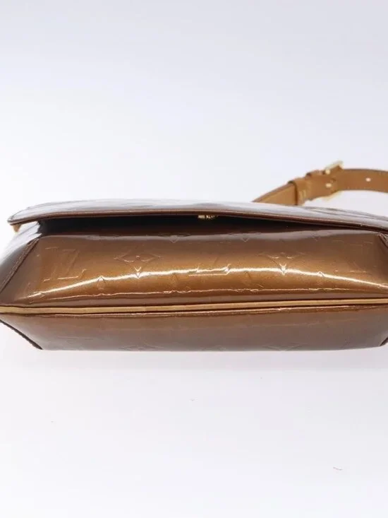 Authentic LOUIS VUITTON Monogram Vernis Thompson Street Bag Bronze M91124 LV - Picture 12 of 16